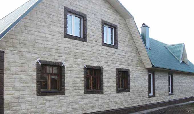 Фасадные панели  Альта-Профиль цокольный сайдинг